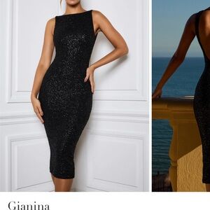 Oh Polly Black Sleeveless Bodycon Dress